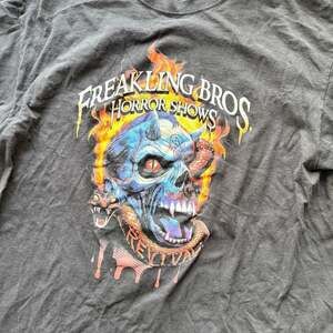 Port & Company Freakling Bros Horror Shows Revival 2024 Black Graphic T-Shirt